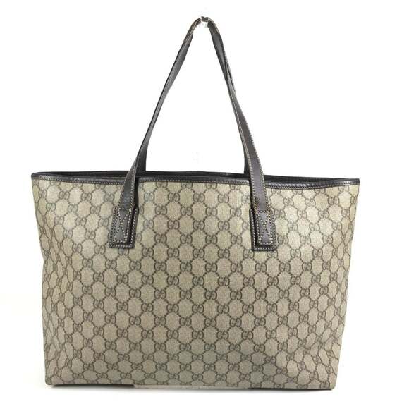 GUCCI Handbags - GUCCI 211137 GG Logo Shoulder Bag Tote Supreme Canvas Leather Men's Women's B...